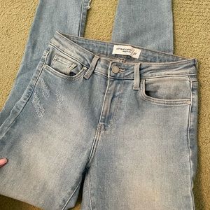 Just Black high rise distressed skinny jeans